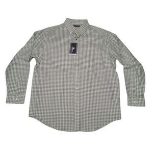 Roundtree & Yorke Men's Large Shirt NEW WITH TAGS Button Up Long Sleeve